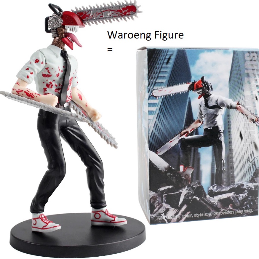 ➫STR Denji Power Makima ChainSaw Man Action Figure Statue ✬ ☂