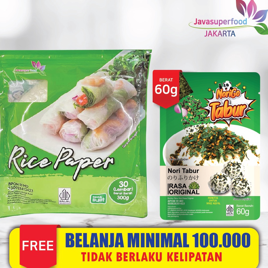 

FLMK9150 MEGA sALE Rice Paper 300g / Banh Trang High Quality Rice Paper 22cm / Kulit Lumpia Vietnam Rice Paper / rice roll spring roll / 300g