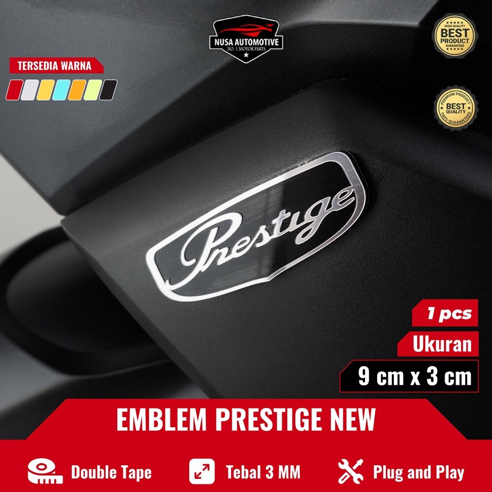 ↑ EMBLEM PRESTIGE HONDA 3D EMBLEM TIMBUL  PRESTIGE ORIGINAL LOGO PRESTIGE THAILAND EMBLEM PRESTIGE P
