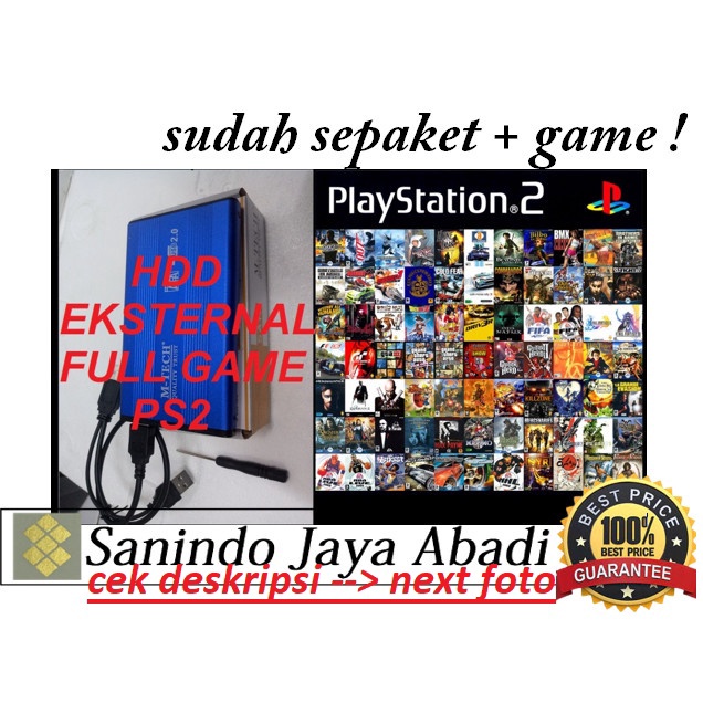 ♦Wfa HARDISK PS2 250GB 320GB SUPPORT SEMUA PS2 FAT / SLIM / MULTI / SERI 9 k Terlaris ★★.