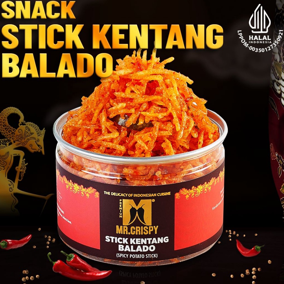 

Dijual murah Stik Kentang Balado Mr.Crispy 6WY