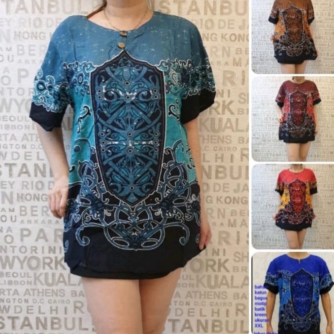 39 Atasan Baju Batik Hawaii Warna Wanita - CTShop 9apji