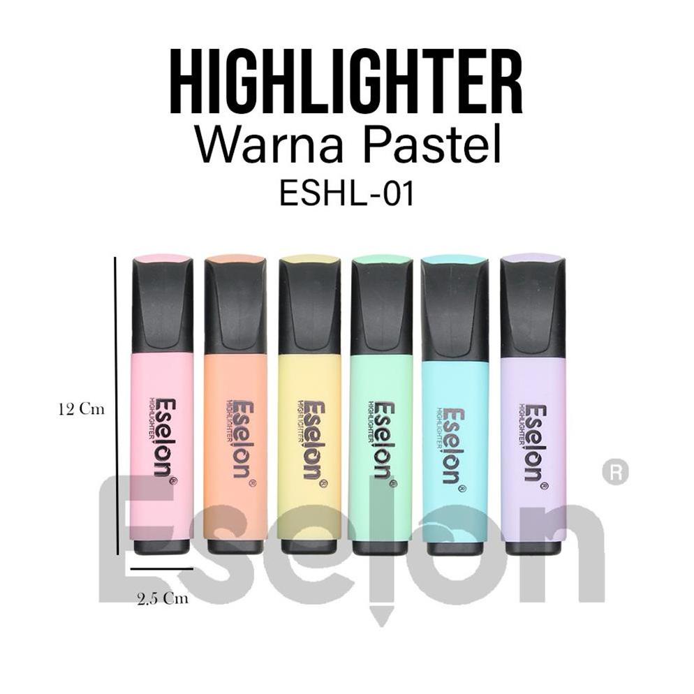 

8.8 12Pcs Stabilo Pastel / Highlighter / Stabilo Eselon Eshl-01 Grosir !!