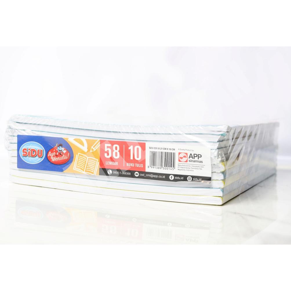 

8.8 Buku Sidu 58 Termurah Boss - 1 Pak / 10 Buku Grosir !!