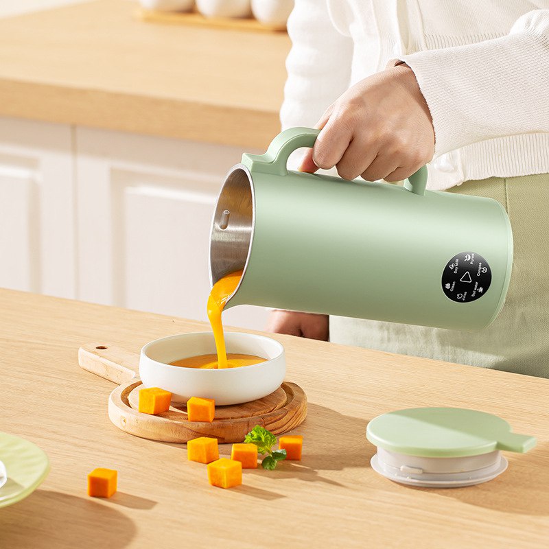 ❤Household Mini soybean Milk Machine Cooking Mini Soybean Automatic Soymilk Maker  Multi-function Wa