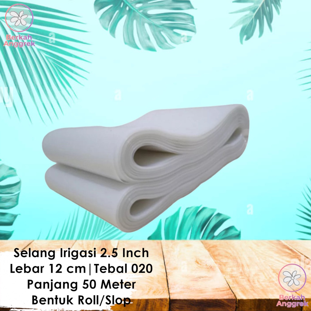 Selang Irigasi Selang Plastik Putih Ukuran 2.5 Inch Tebal 020