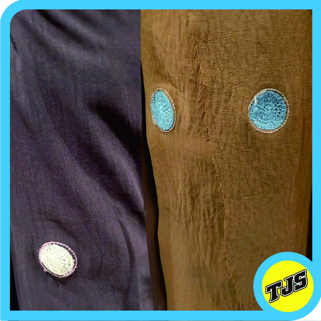 KAIN CRINKLE MOTIF POM POM TIMBUL / Kain Katun Motif Kringkel Cringkel Krinkle (Harga persetengah me