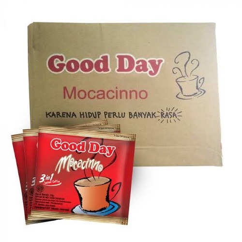 

kopi gooday moccacino merah 1 renceng isi 10 sachet