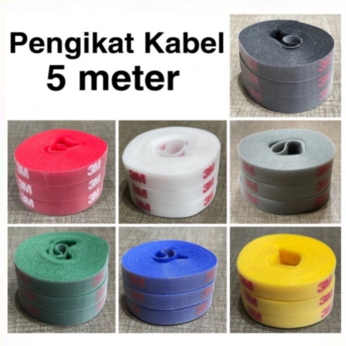 

Terlaris Pengikat Kabel Kuat Utk Charger Serbaguna 5Mtr Lebar 1.5Cm Multi Color