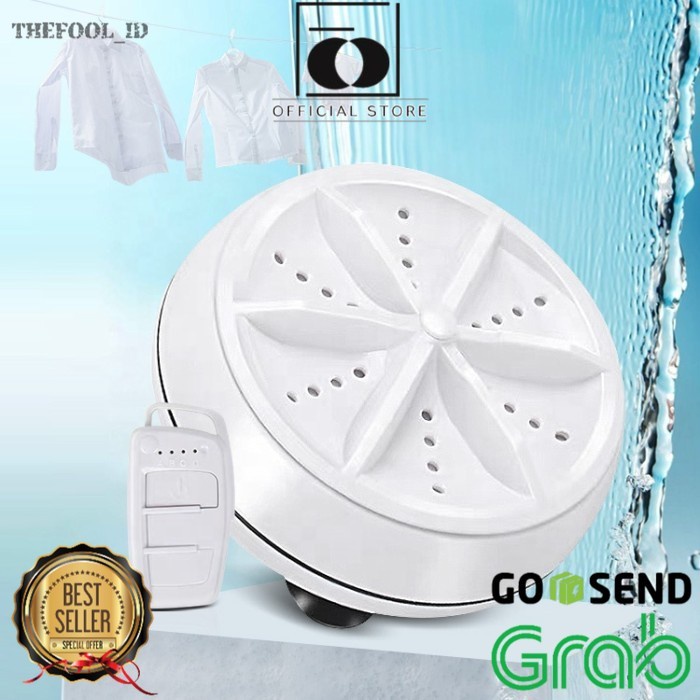 Mesin Cuci Ultrasonic Mini Portable - Ultrasonic Turbin Wash Tf