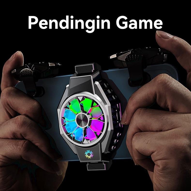 New Arrival Kivee Fan Cooler X20 Pendingin Hp Gaming Cooler Mobile Phone Radiator Clip-On Ultra Quie