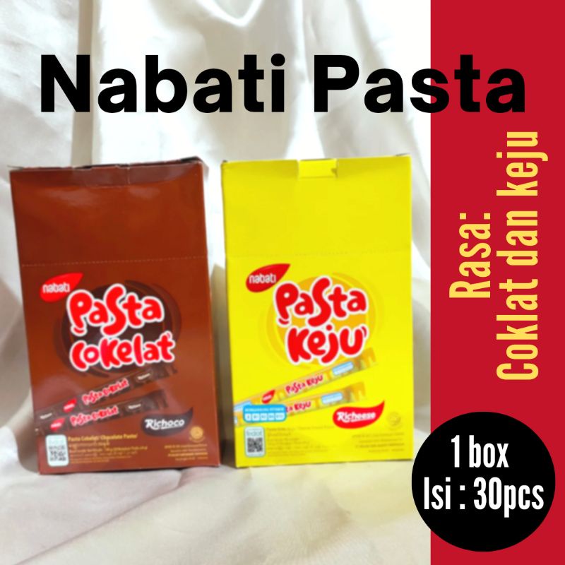 

Nabati Pasta 1 box isi 30 pcs 180g