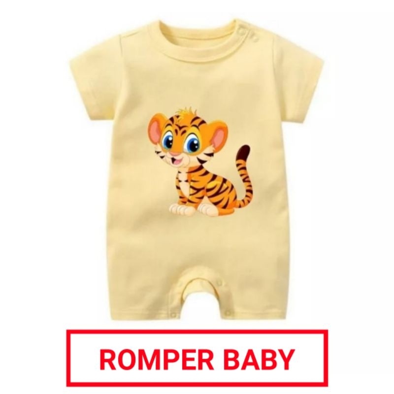 Romper Baby Baju Bayi Romper Harimau