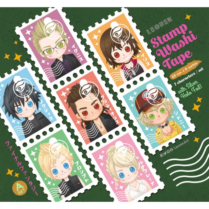 

HOT SALE Final Fantasy XV / FFXV - stamp washi tape