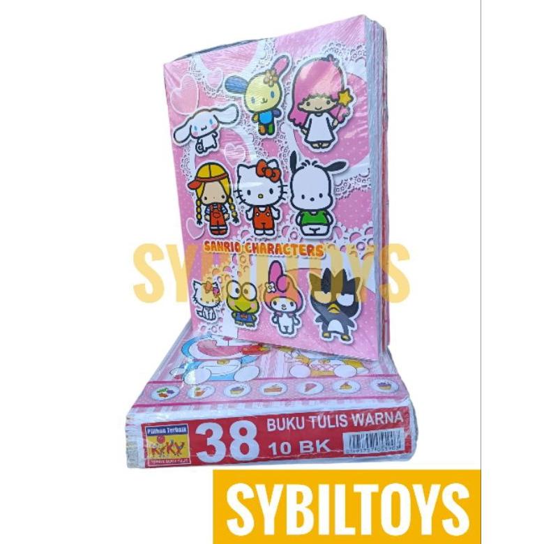 

8.8 [Big Sale] Buku Tulis Kiky 38 Lembar/Buku Tulis Kiky Full Warna 1 Pack New !!