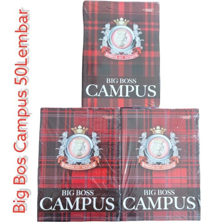 

8.8 Buku Tulis Big Boss Campus 36 Lembar 1Pak Isi 10 Buku - Big Boss 50 Grosir !!