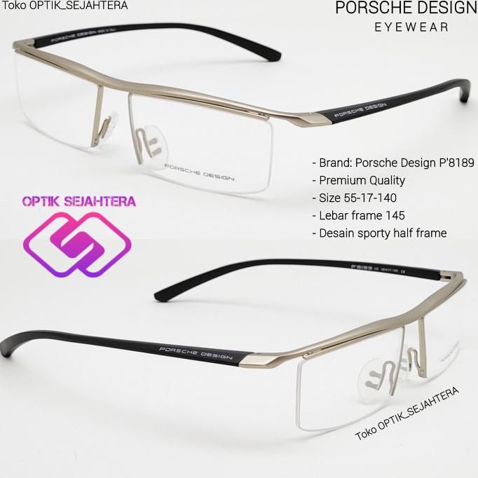 Termurah Frame Kacamata Pria Sport Porsche Design Titanium Kacamata Minus Baca New