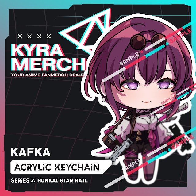 Keychain Honkai Star Rail Kafka | KyraMerch Anime Fanmerch Dealer