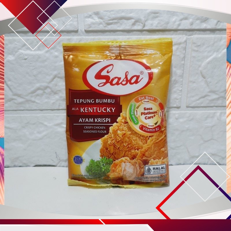 

Sasa Tepung Bumbu Kentucky Ayam Krispi 200gr .