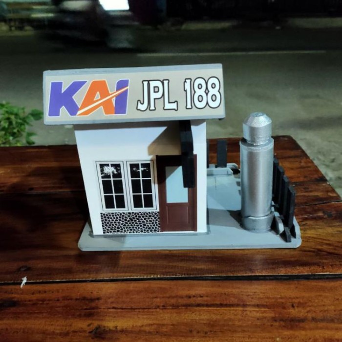 PROMO MAINAN MINIATUR PJL / PENJAGA LINTASAN KERETA API NEW 2021 - KERETA TERMURAH
