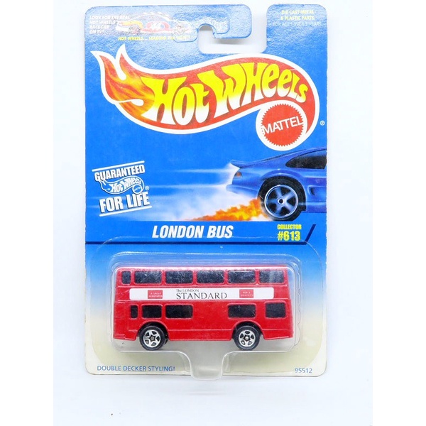 FLASH SALE HOT WHEELS LONDON BUS - 613 MERAH TERBARU