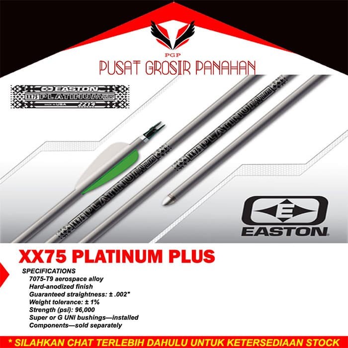 Best Seller 1716 Arrow Platinum Plus Xx75 12 Pcs / Easton Platinum / Pusat Grosir