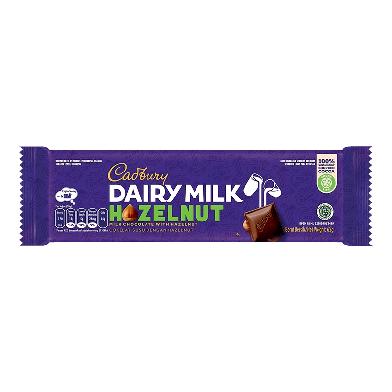 

Cadbury Dairy Milk Chocolate Hazelnut 62 g