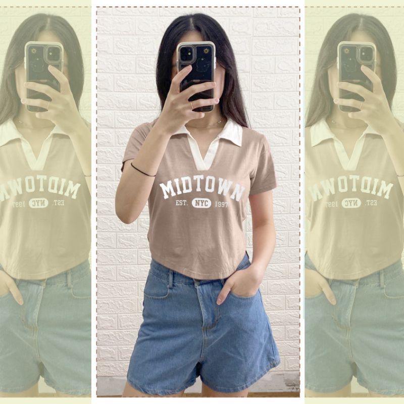 crop top rayon soandek daily crop top gym crop top olah raga