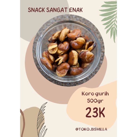 

KACANG KORO KULIT GURIH