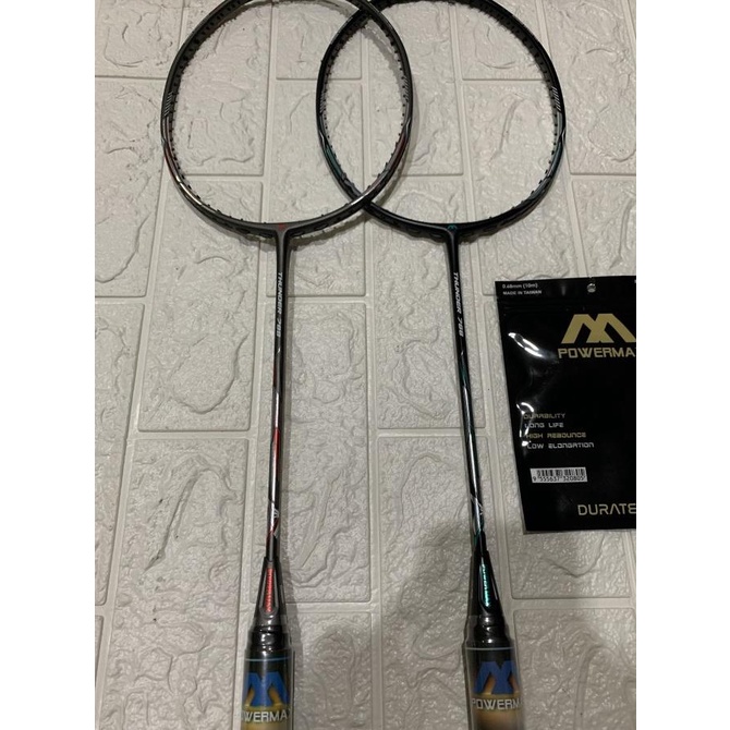 Raket Badminton POWER MAX THUNDER 788 grip 6U kuat 33 lbs original