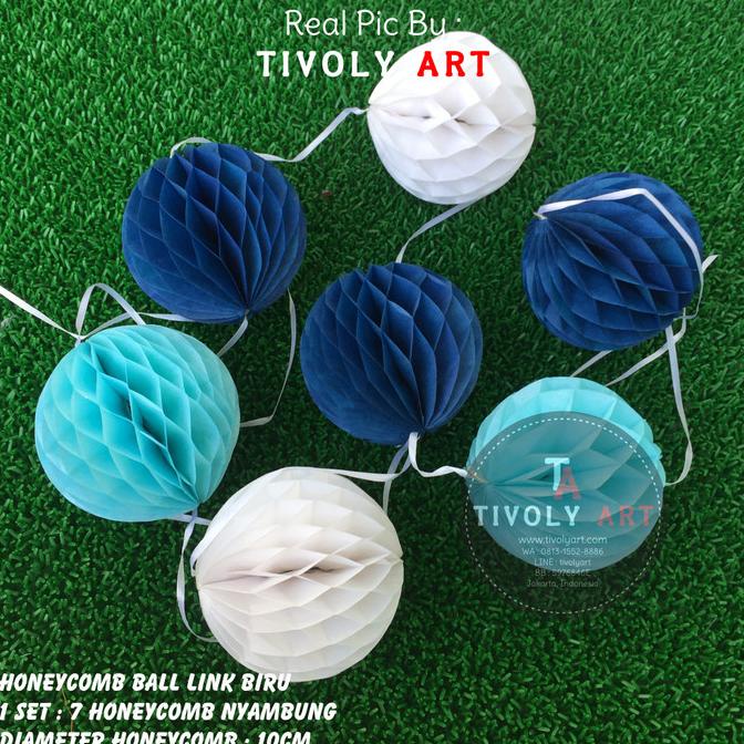 

New Honeycomb Ball Biru / Honey Comb Biru
