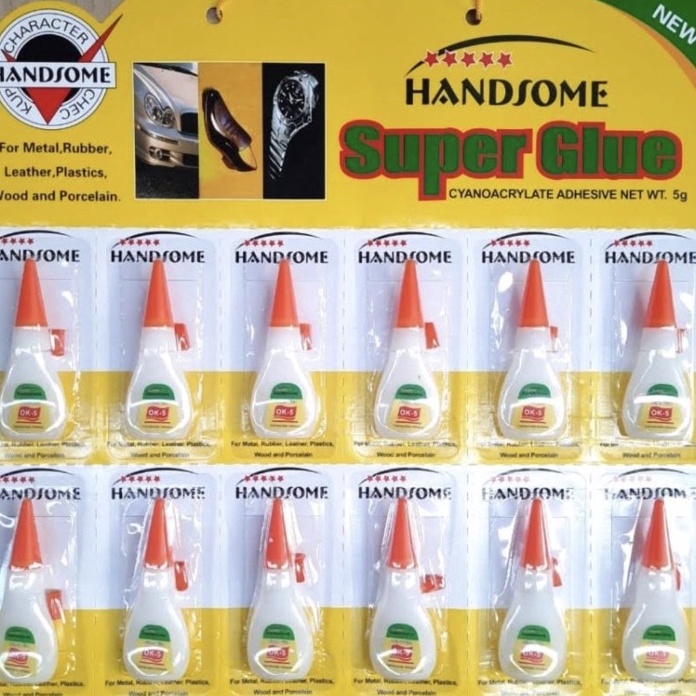 

SJCH9332 STOK SIAP 【COD Lem Handsome Botol Lembaran @12pcs