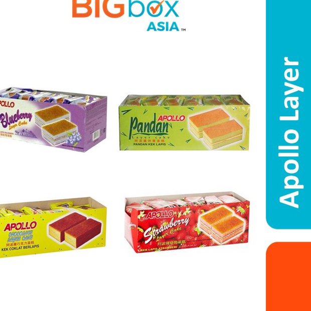 

12.12 SALE Apollo Layer Cake Bolu All Variants / Apollo Kue Lapis Bolu Berbagai Rasa 