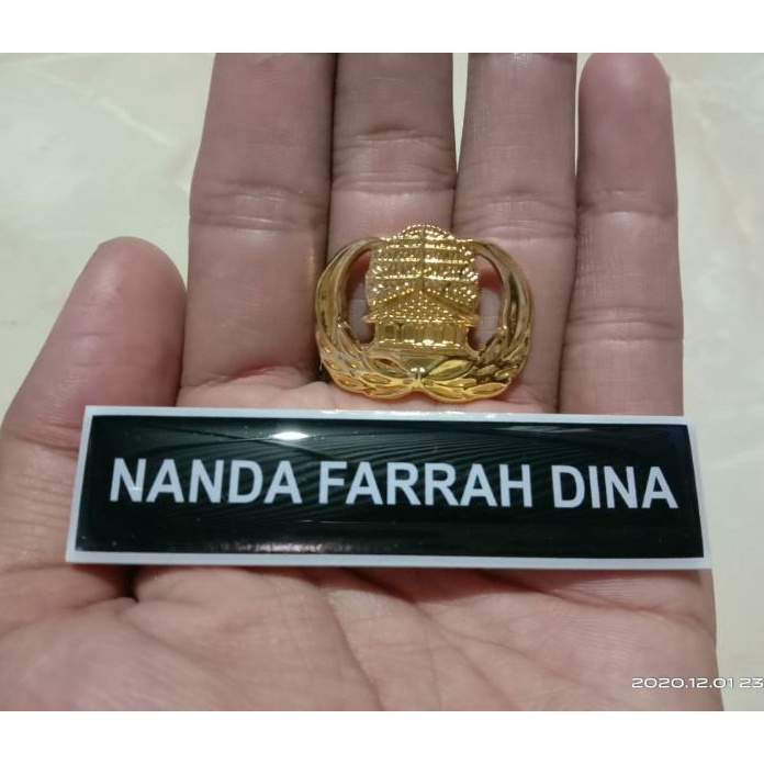 

TNNT4659 sCODs Paket Nametag dan Pin Korpri