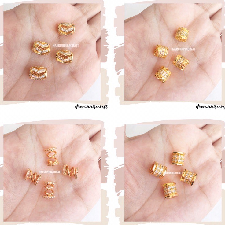 NHZN6872 STAR  Liontin Charm Xuping Tabung Kecil Gelang Glitter