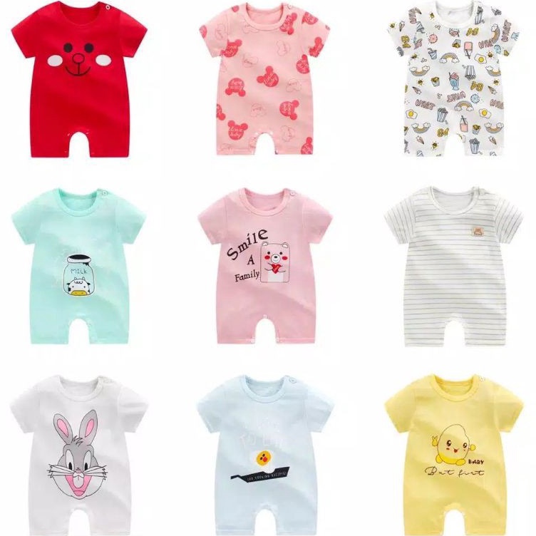 ♪↔✴❆ Romper Fashion Bayi / Baju Kodok Bayi Bahan Catton Combed 30s ★★★★