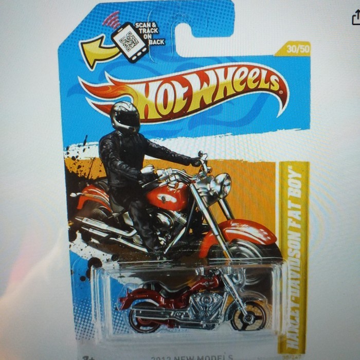 FLASH SALE HOT WHEELS HARLEY DAVIDSON FAT BOY ERROR TERBARU
