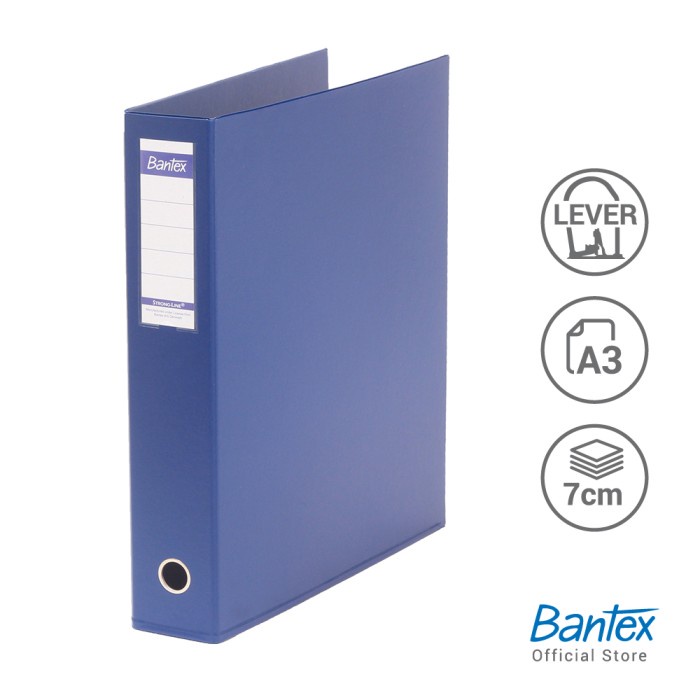 

Terlaris Bantex A3 Potrait 7Cm Lever Arch File / Ordner Blue #1467 01