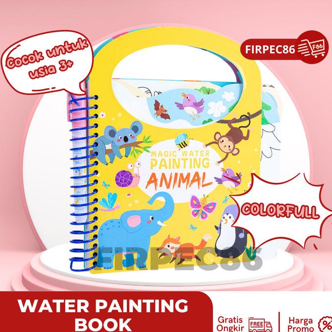 

Water Magic Painting Book mainan edukasi buku gambar melukis