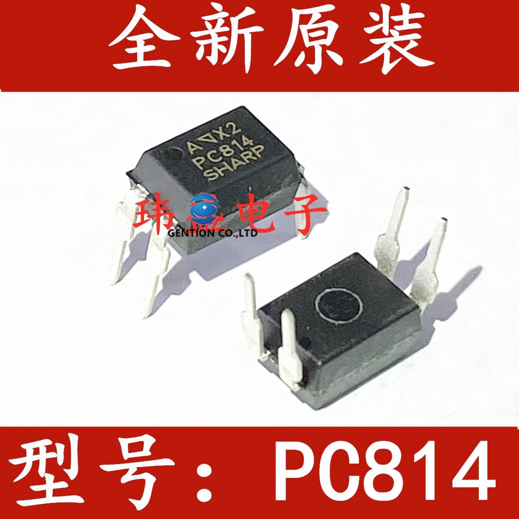 ❤20PCS Photoelectric coupler light coupling PC814A PC814 DIP4 transistor output in stock 100% new an