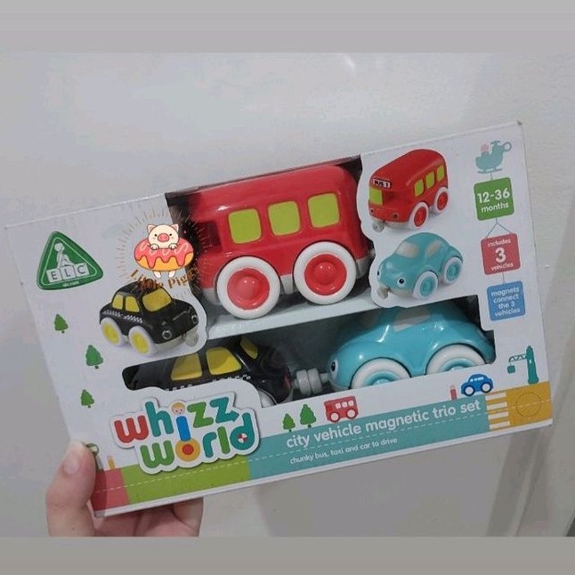 ELC whizz world magnetic trio set
