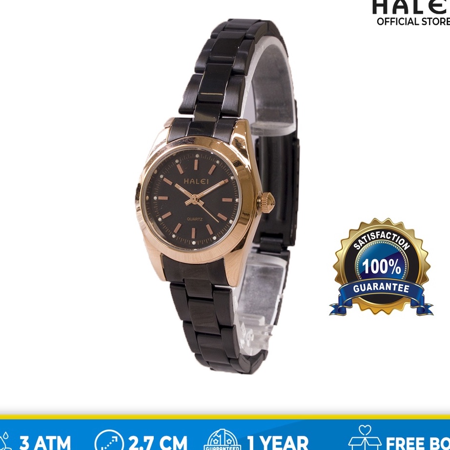 Diskon Halei watch Jam Tangan Halei Klasik Smart Original 422 Hitam Rosegold Tahan Air Bisa Untuk Wu