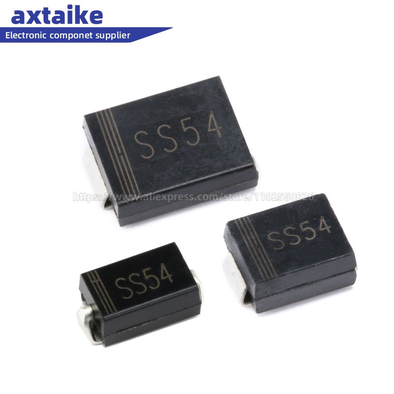 ✅&50PCS SS54 SR540 5A 40V SMA SMB SMC DO-214AA DO-214AB DO-214AC SMD Schottky Diodes
