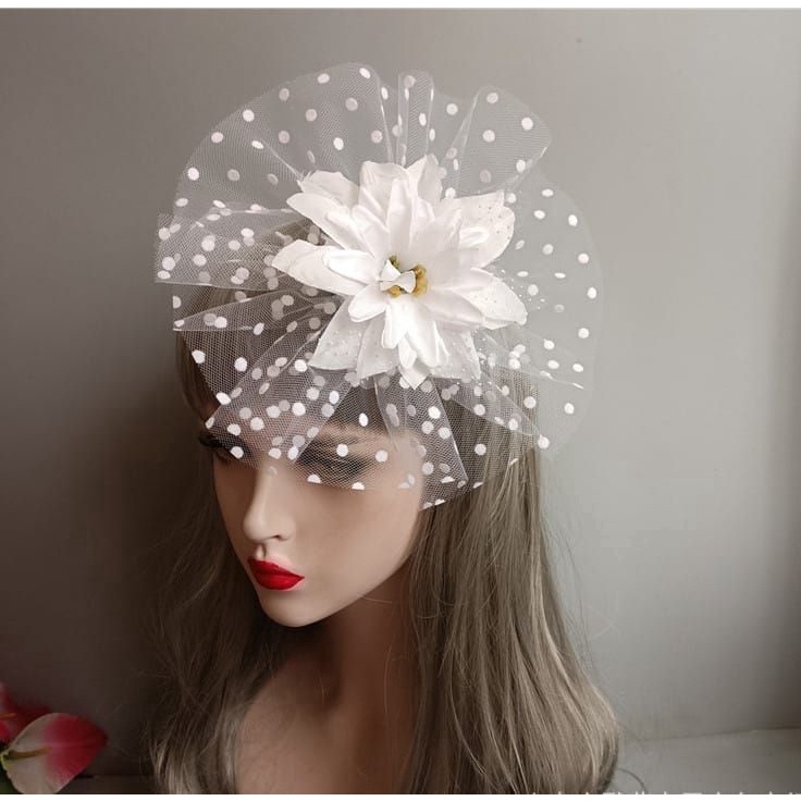 ✴Paling Laris✴ TOP-06 Jepit bunga bahan kain untuk aksesoris kepala pesta pengantin wedding accessor