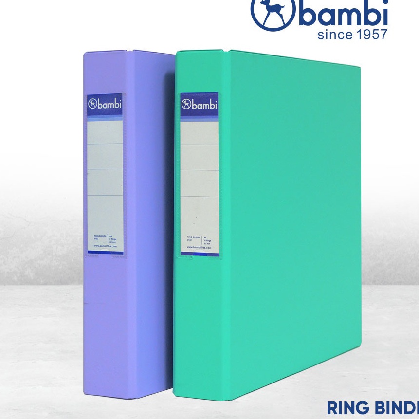 

12.12 SALE Bambi Ring Binder D-Type 3 Ring A4 mekanik 30 mm - 2132 grosir