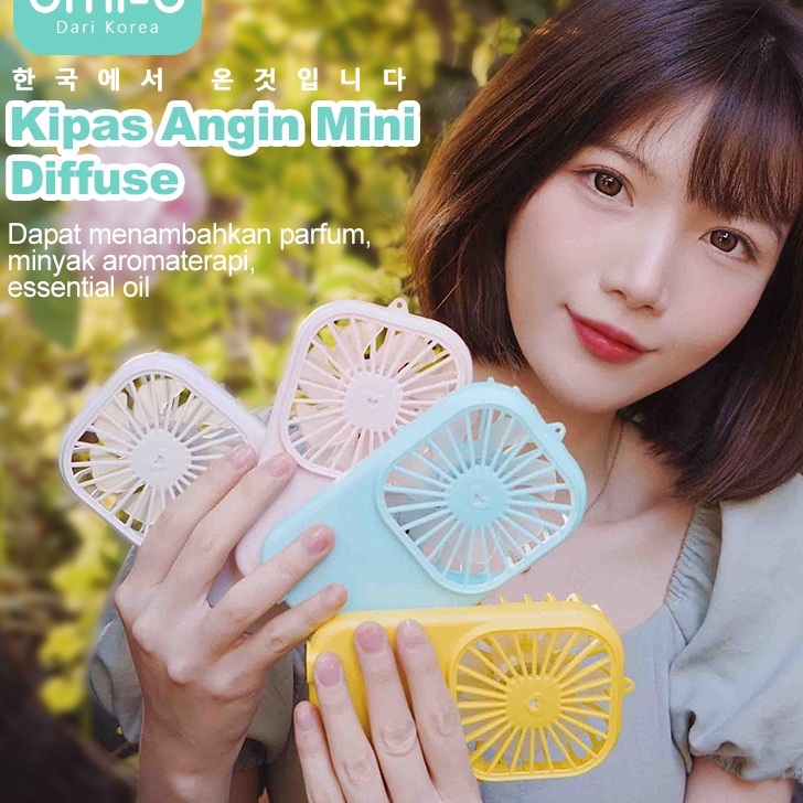 Harga Heboh OMFU Kipas angin Parfum Portabel mini nano spray Kipas air diffuser aromatherapy