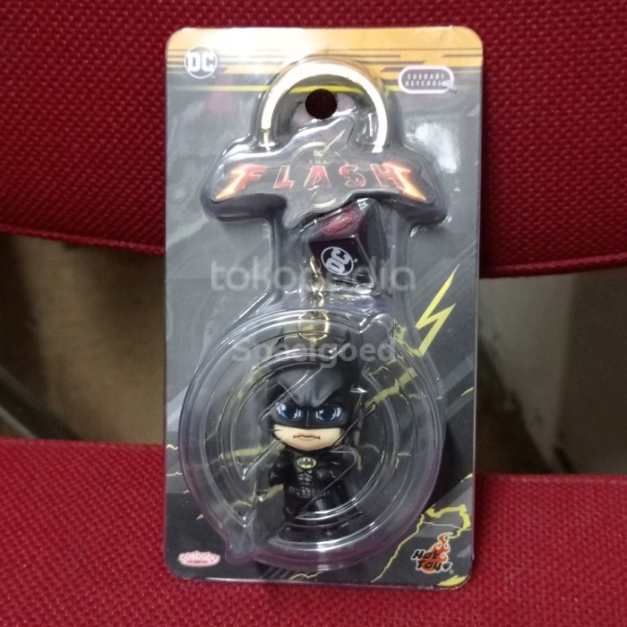 PROMO HOT TOYS THE FLASH BATMAN COSBABY KEYCHAIN TERLARIS