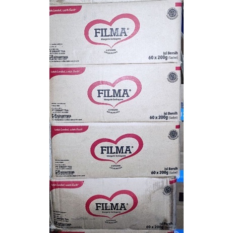 

FILMA MARGARIN 200 GR KARTON CTN DUS MENTEGA SERBAGUNA DOS GROSIR