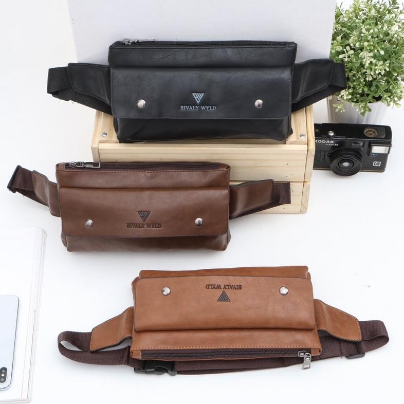 Arjun- TAS SLINGBAG PRIA /BAHAN KULIT / BIVALY WYLD A131-3 Terupdate