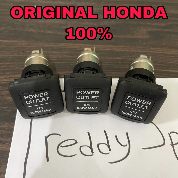 FREE ONGKIR POWER OUTLET LIGHTER CHARGER HONDA MOBIL MOTOR ORIGINAL ORI FREE ONGKIR